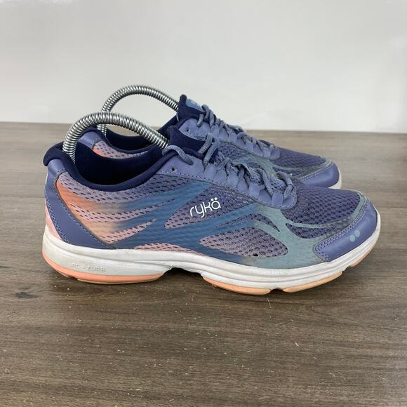 Ryka Devotion Plus 2 Womens Athletic Shoes Sz 8.5 M Blue Sneaker Running Lace Up - Picture 6 of 10